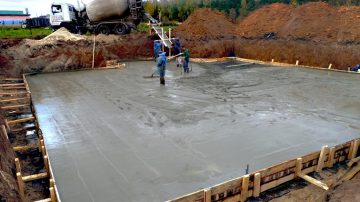 Производство бетонных работ